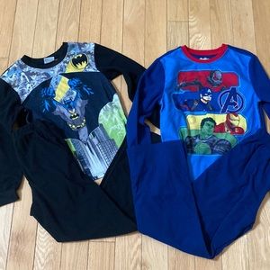 Set of 2 Boys 10/12 Pajama Sets